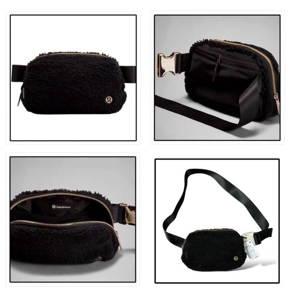 NWT Lululemon Everywhere Belt Bag Fleece Black - Picture 6 of 15